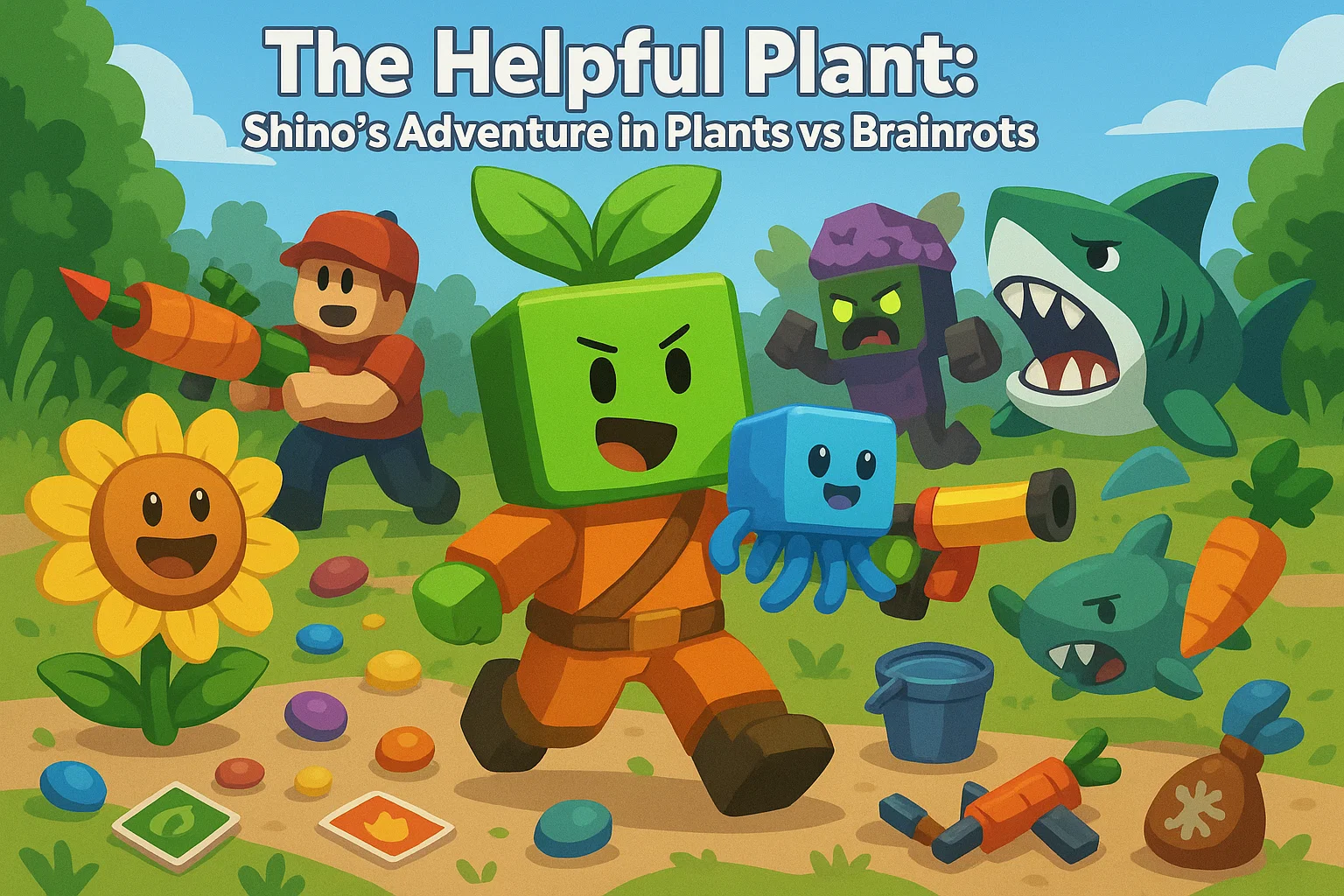 The Rise of Shino: A Helpful Hero’s Journey in Plants vs Brainrots